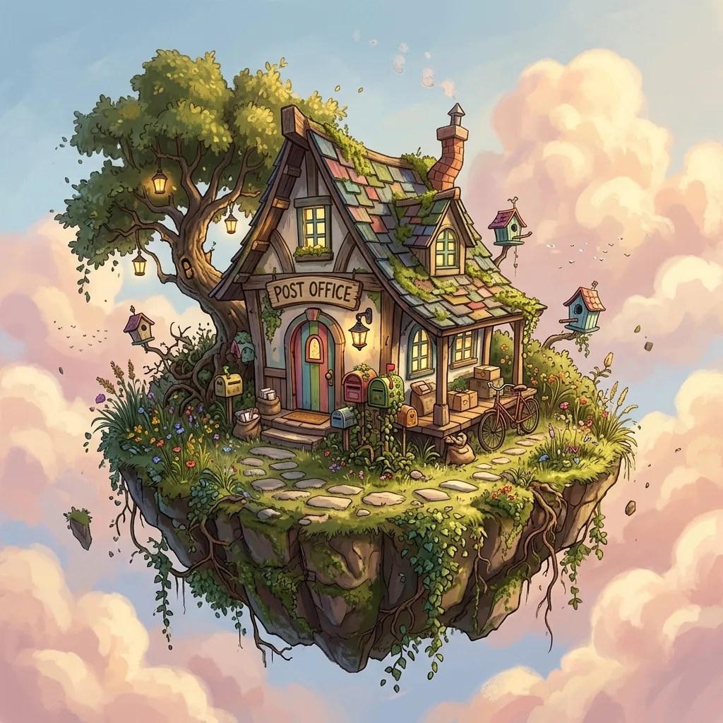 A post office above the clouds